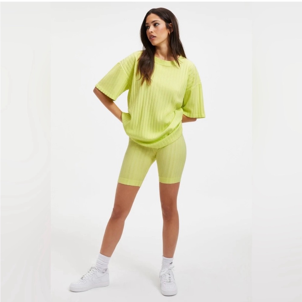 BNWT Good American Lime Green Women's Shorts